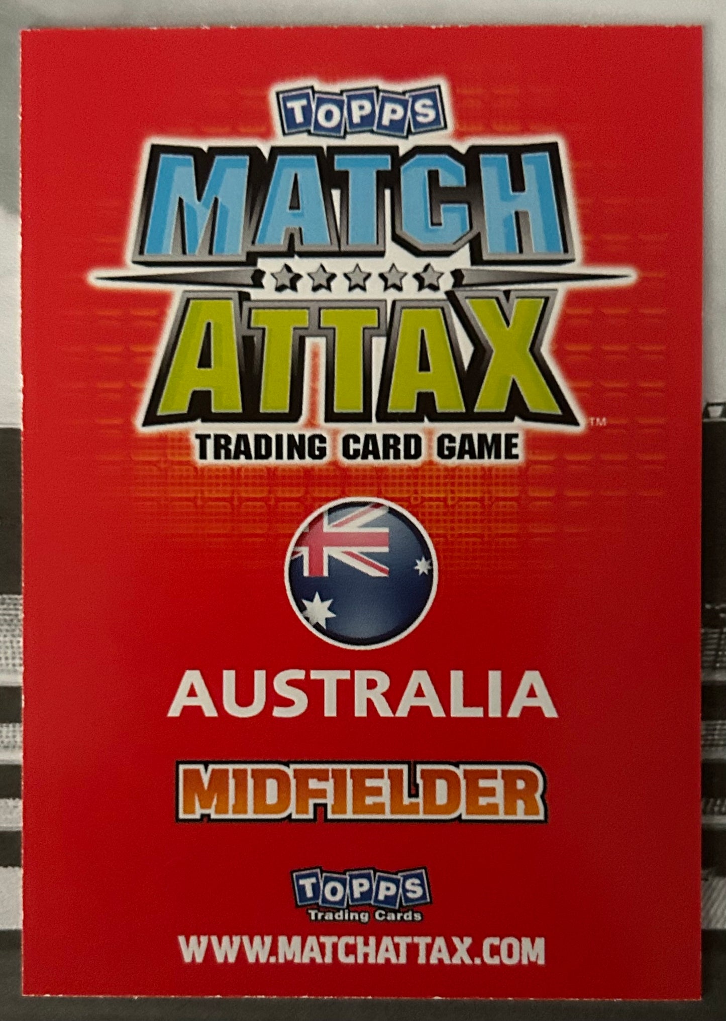 Topps Match Attax England World Cup 2010 - BRETT EMERTON (AUSTRALIA) Socceroos #18