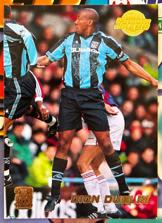 Merlin's Premier Gold 99 Trading Cards - DION DUBLIN (COVENTRY CITY) #46