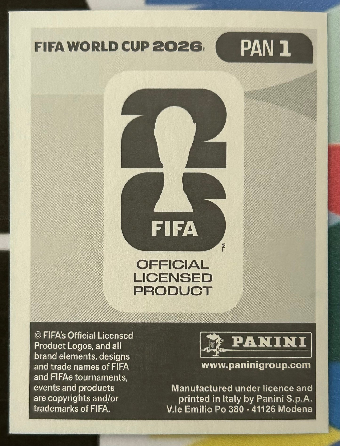 Panini FIFA World Cup 2026 Official Sticker Collection - EMBLEM (PANAMA) Foil Sticker PAN1