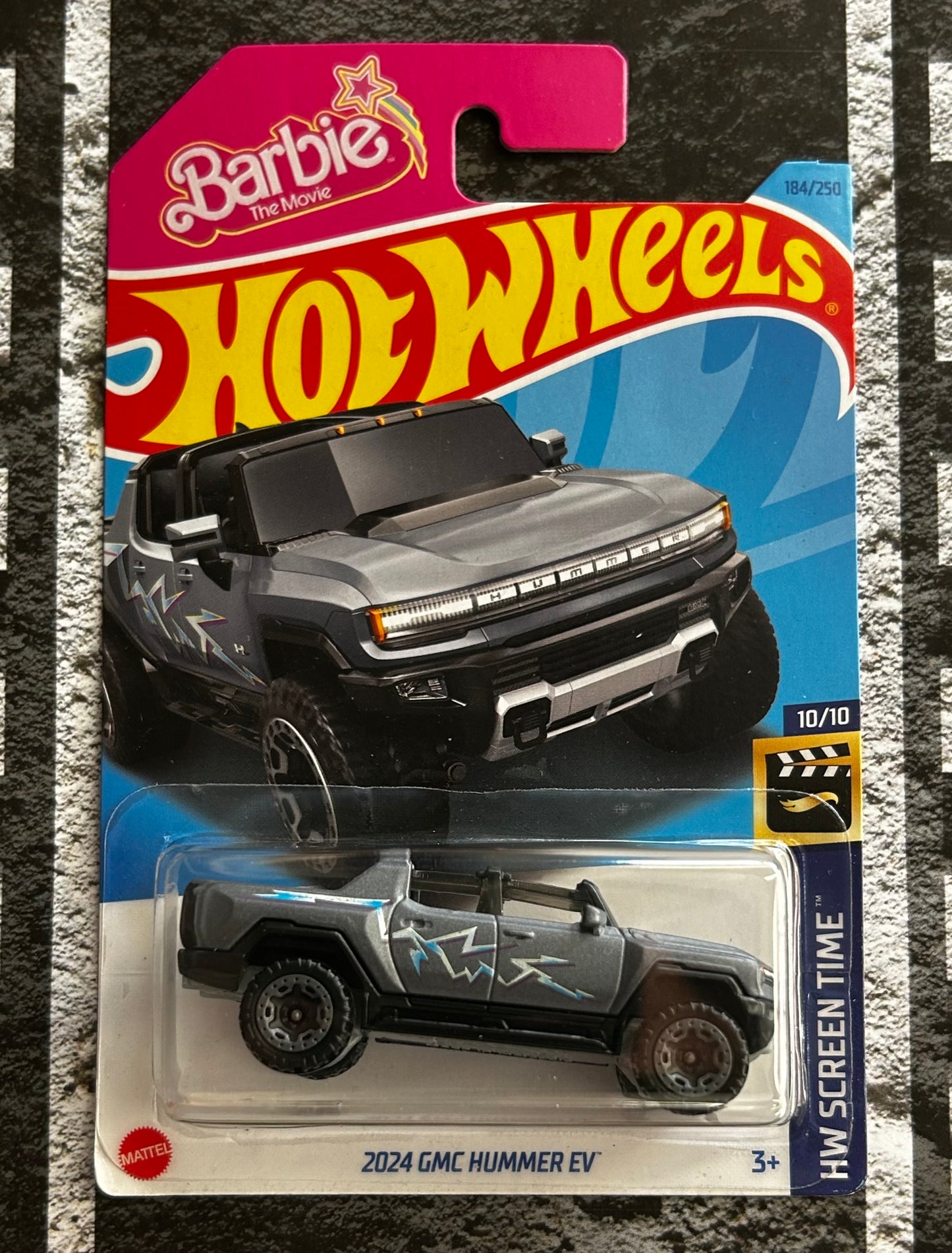 Mattel Hot Wheels Diecast Basic 1:64 - 2024 GMC Hummer EV (Barbie The Movie) HW Screen Time