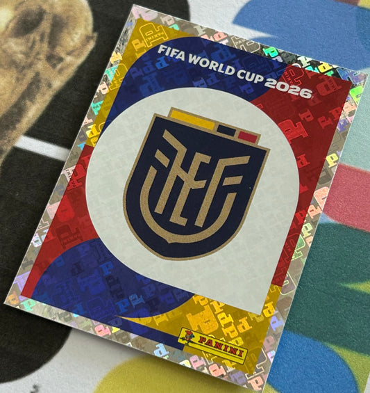 Panini FIFA World Cup 2026 Official Sticker Collection - EMBLEM (ECUADOR) Foil Sticker ECU1
