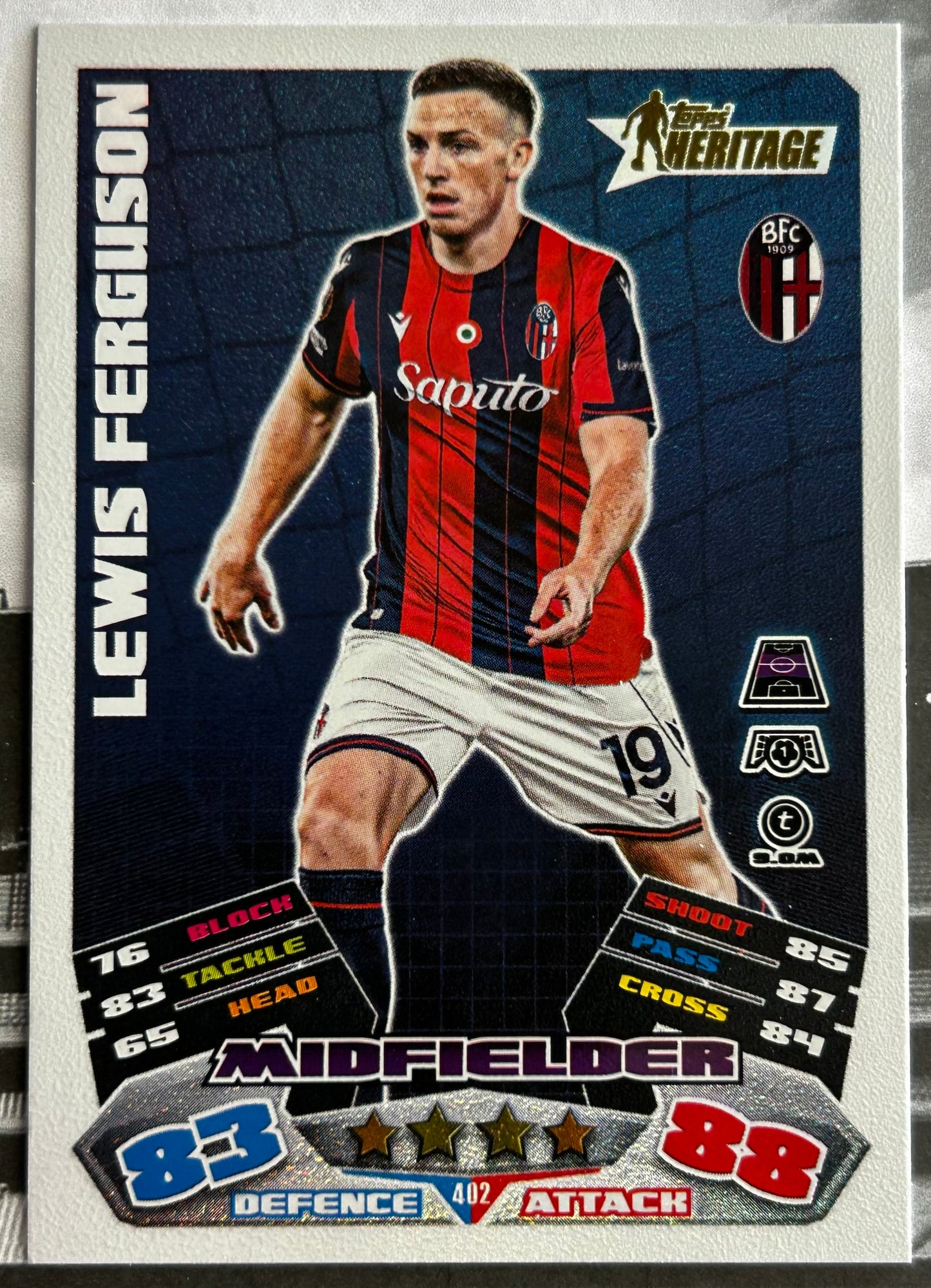 2025-26 Topps UCC Match Attax - HERITAGE Rainbow Plus Foil (#379-#405) 1:3 packs