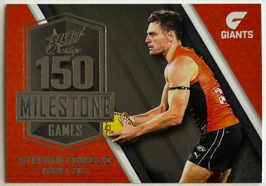 2022 AFL Select Prestige - STEPHEN CONIGLIO (GWS GIANTS) Milestones MGP35 /195