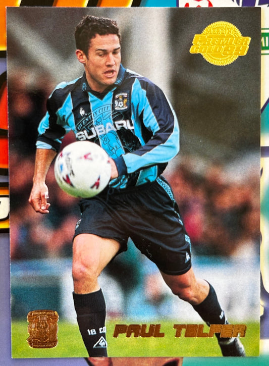 Merlin's Premier Gold 99 Trading Cards - PAUL TELFER (COVENTRY CITY) #44