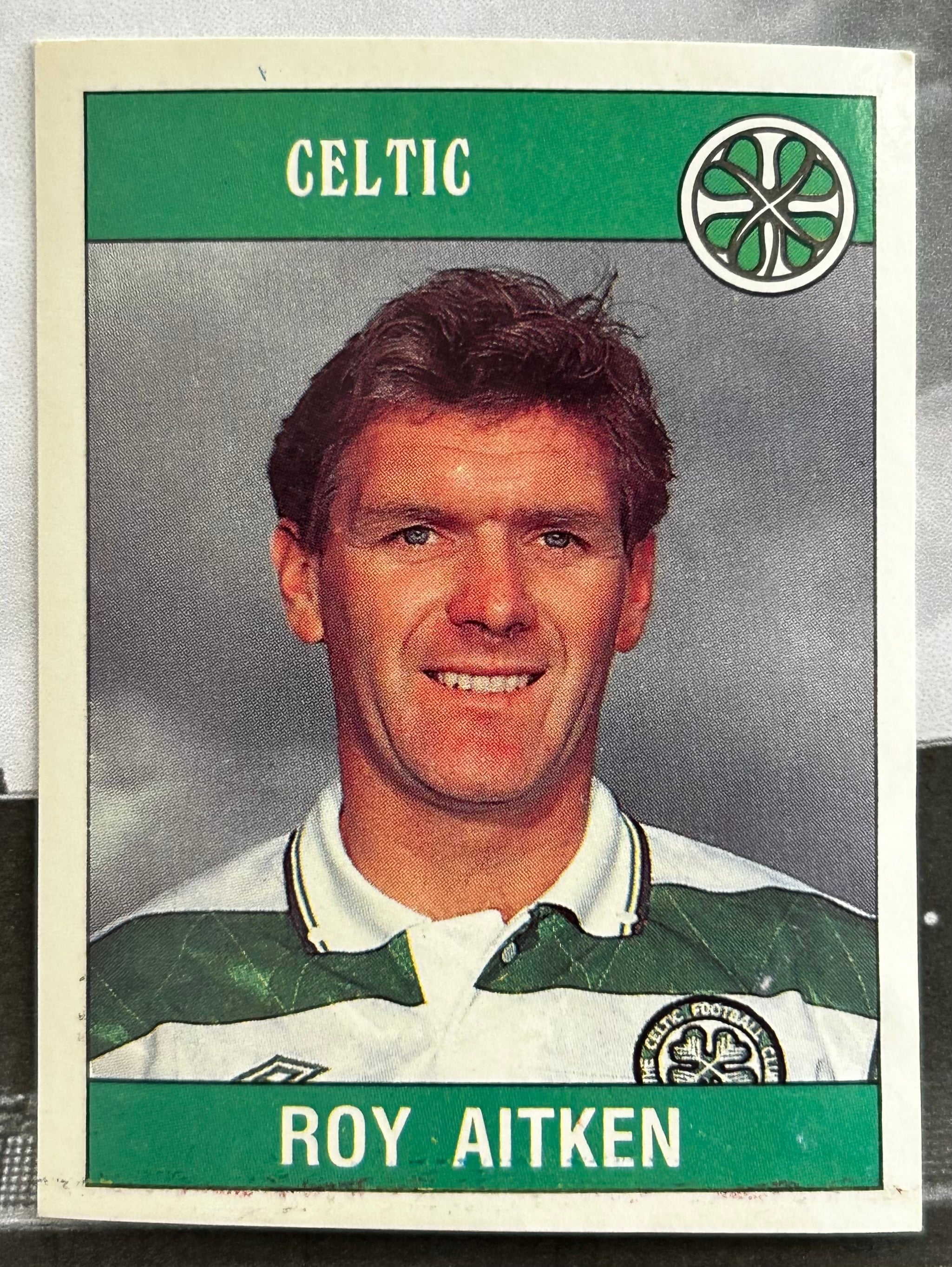 Panini Football 90 Sticker - ROY AITKEN (CELTIC) #340 – JaqJnr