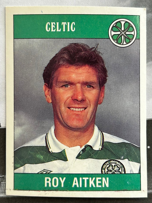 Panini Football 90 Sticker - ROY AITKEN (CELTIC) #340