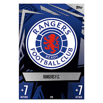 Topps 2023-24 Match Attax UEFA Single RANGERS FC Cards (#379 - #387)