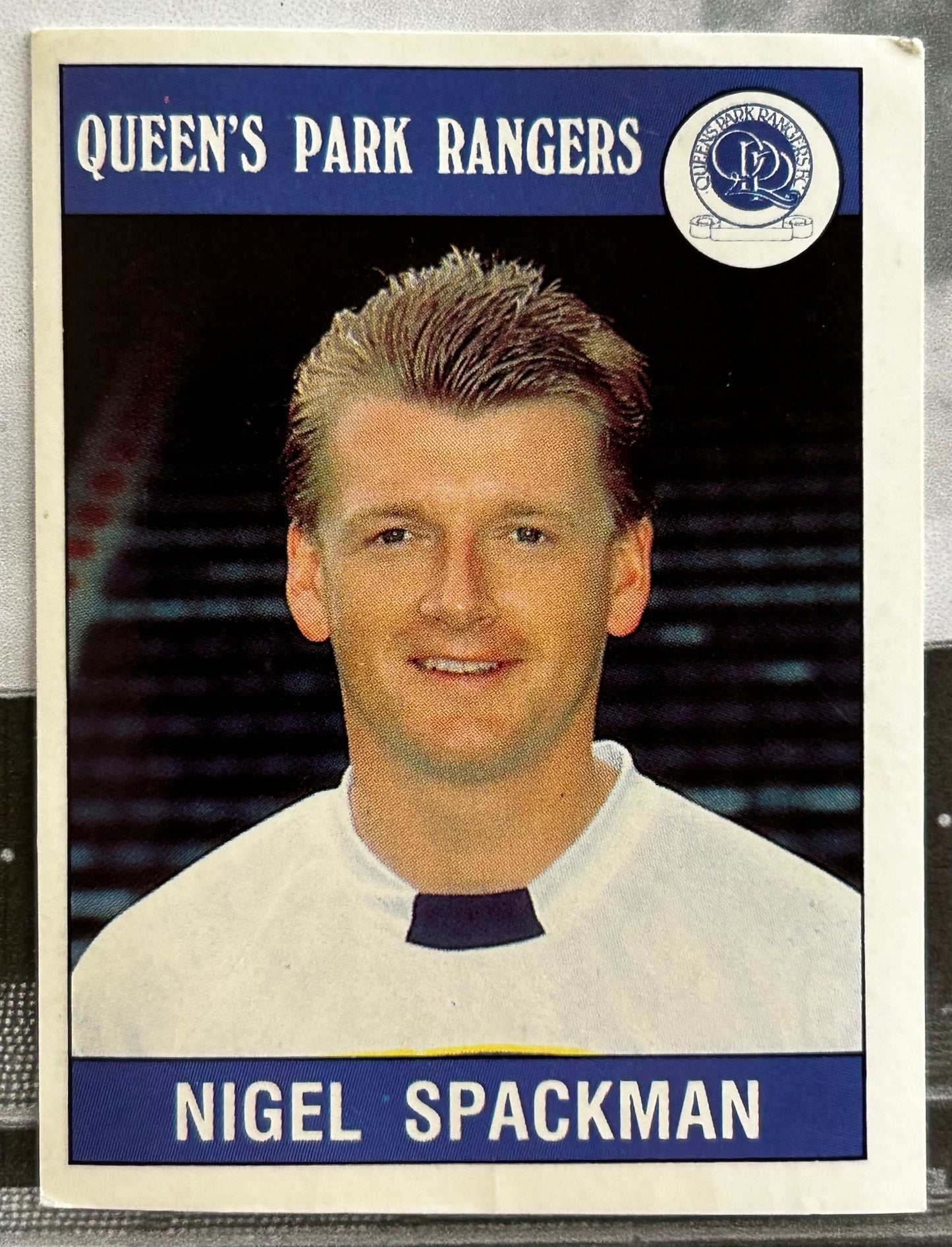 Panini Football 90 Sticker - NIGEL SPACKMAN (QPR) #238