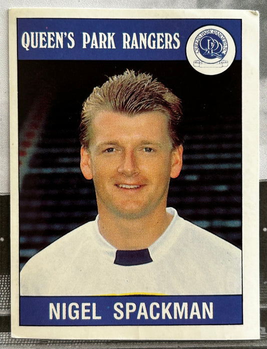 Panini Football 90 Sticker - NIGEL SPACKMAN (QPR) #238