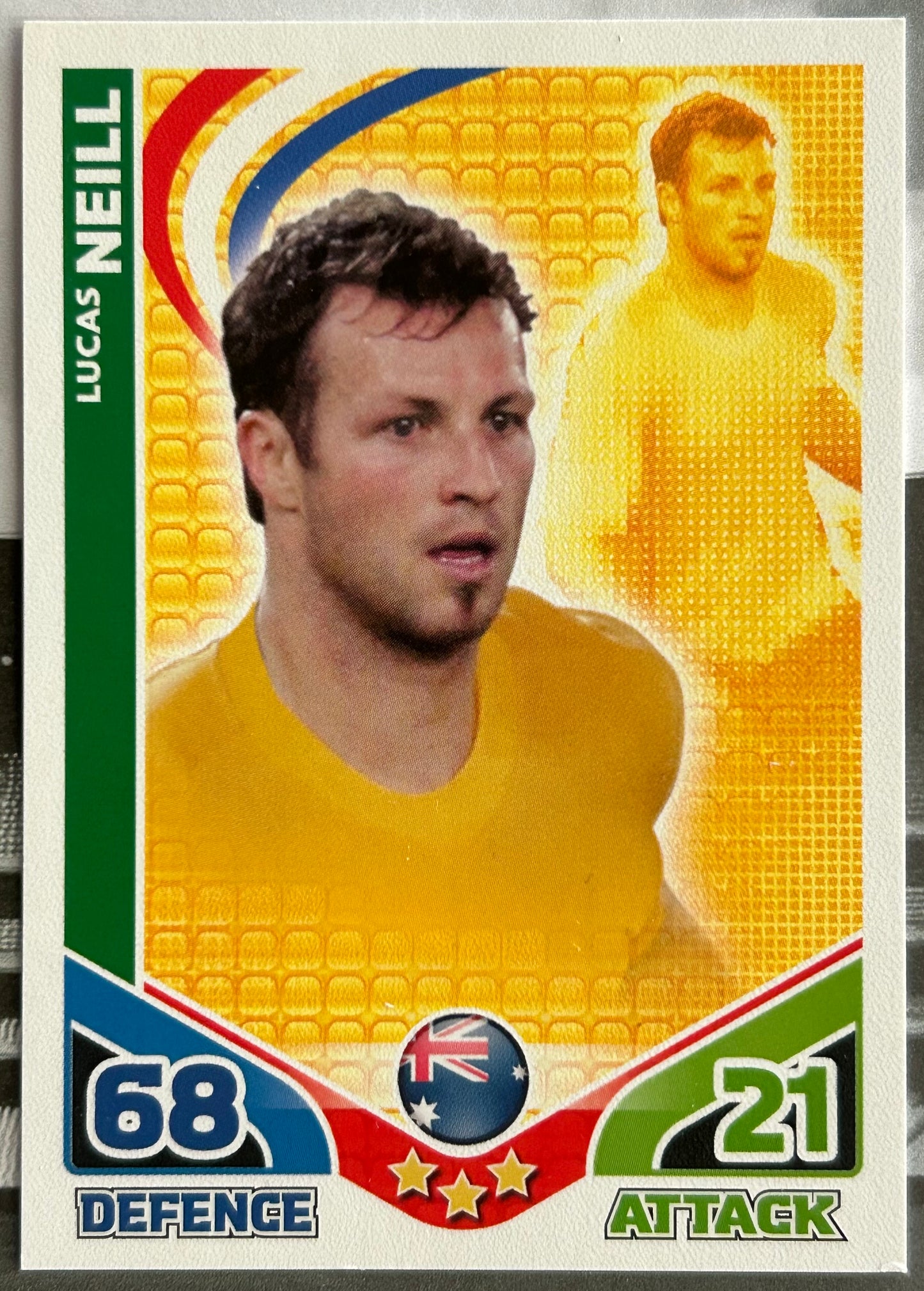 Topps Match Attax England World Cup 2010 - LUCAS NEILL (AUSTRALIA) Socceroos #16