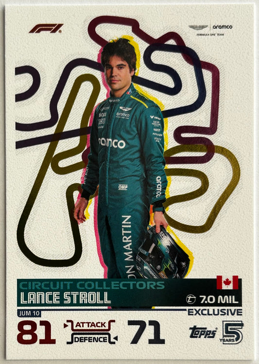 Topps F1 Turbo Attax 2024 - LANCE STROLL (ASTON MARTIN) Circuit Collectors Jumbo Box Exclusive JUM10