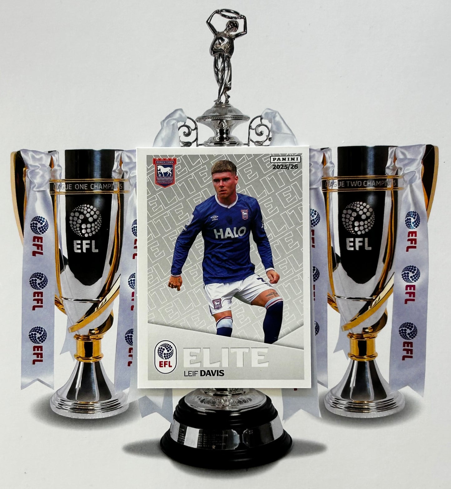 Panini EFL 2025-26 Sticker Collection - LEIF DAVIS (IPSWICH TOWN) Elite #236