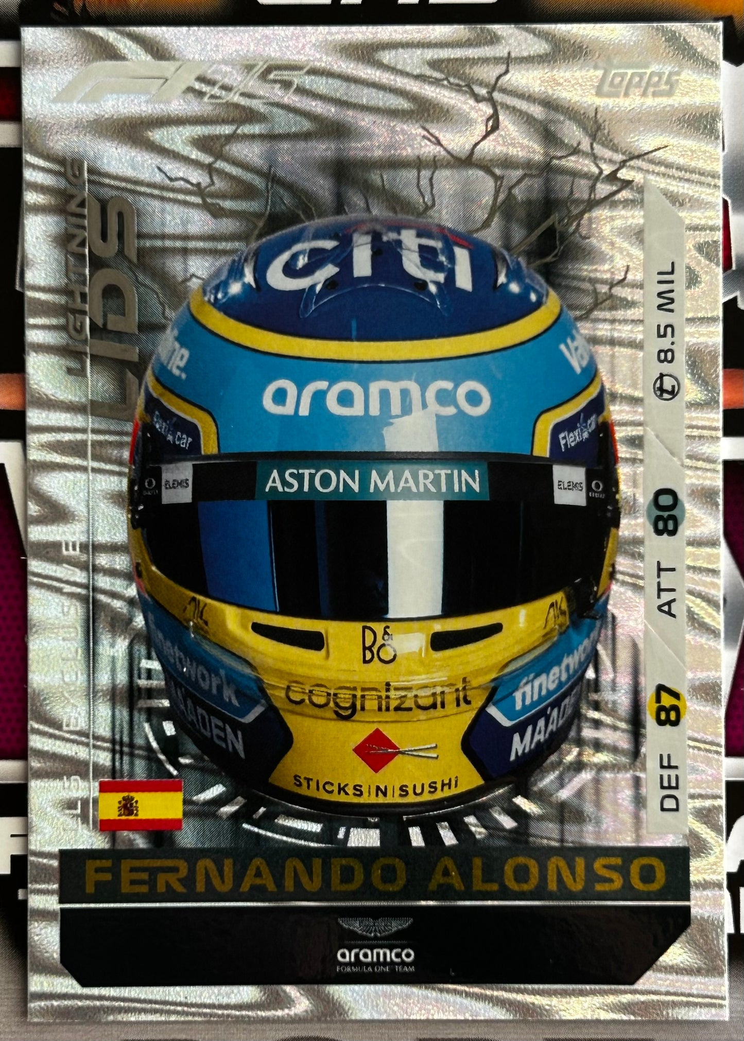 Topps F1 Turbo Attax 2025 - Single LIGHTNING LIDS Mega Tin Exclusive Cards (#LL1 - #LL10)