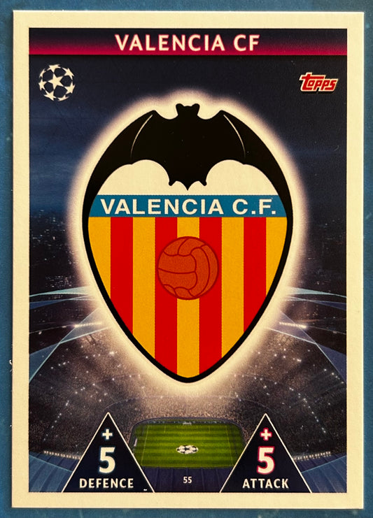 Topps Match Attax UEFA Champions League 2018-19 - Single VALENCIA Base Cards