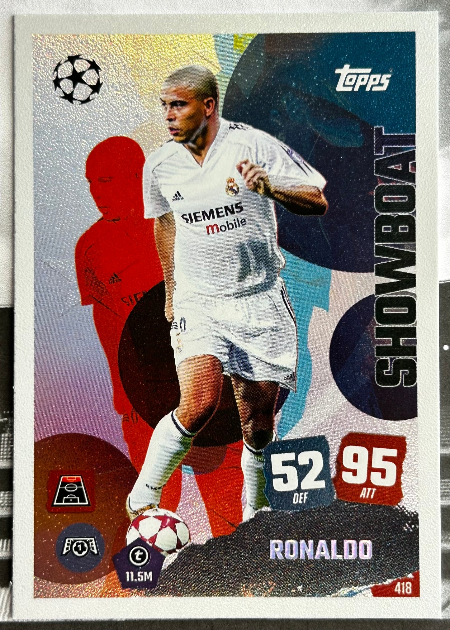 2025-26 Topps UCC Match Attax - SHOWBOAT Rainbow Plus Foil (#415-#423) 1:3 packs