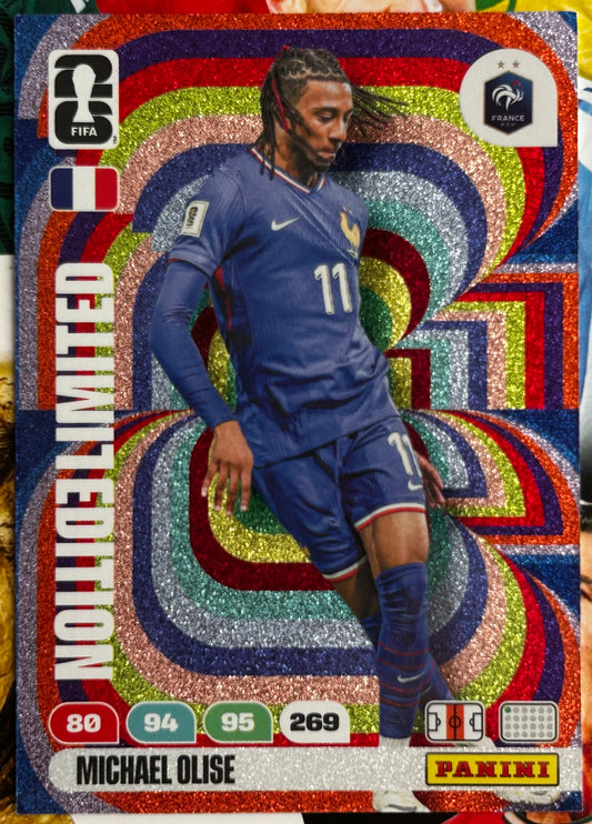 Panini FIFA World Cup 2026 Adrenalyn XL - MICHAEL OLISE (FRANCE) Limited Edition