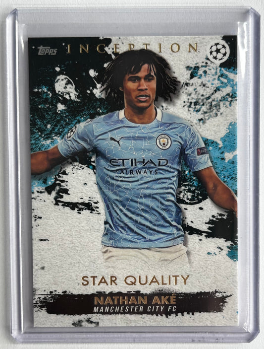 2020-21 Topps Inception UCL - NATHAN AKE (MAN CITY) Star Quality