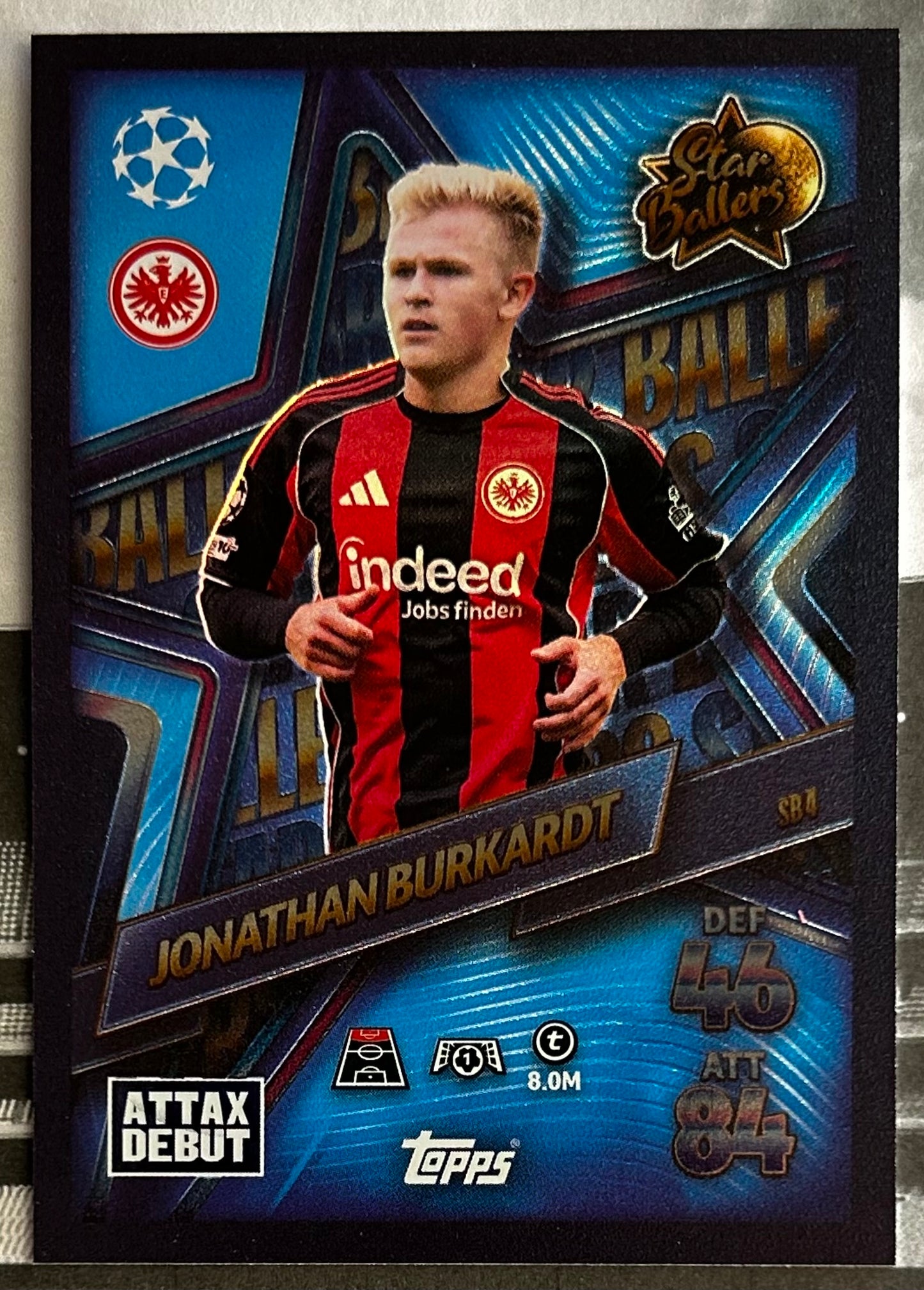 Topps 2025-26 Match Attax UEFA Update - Single STAR BALLERS Cards (SB1 - SB16)