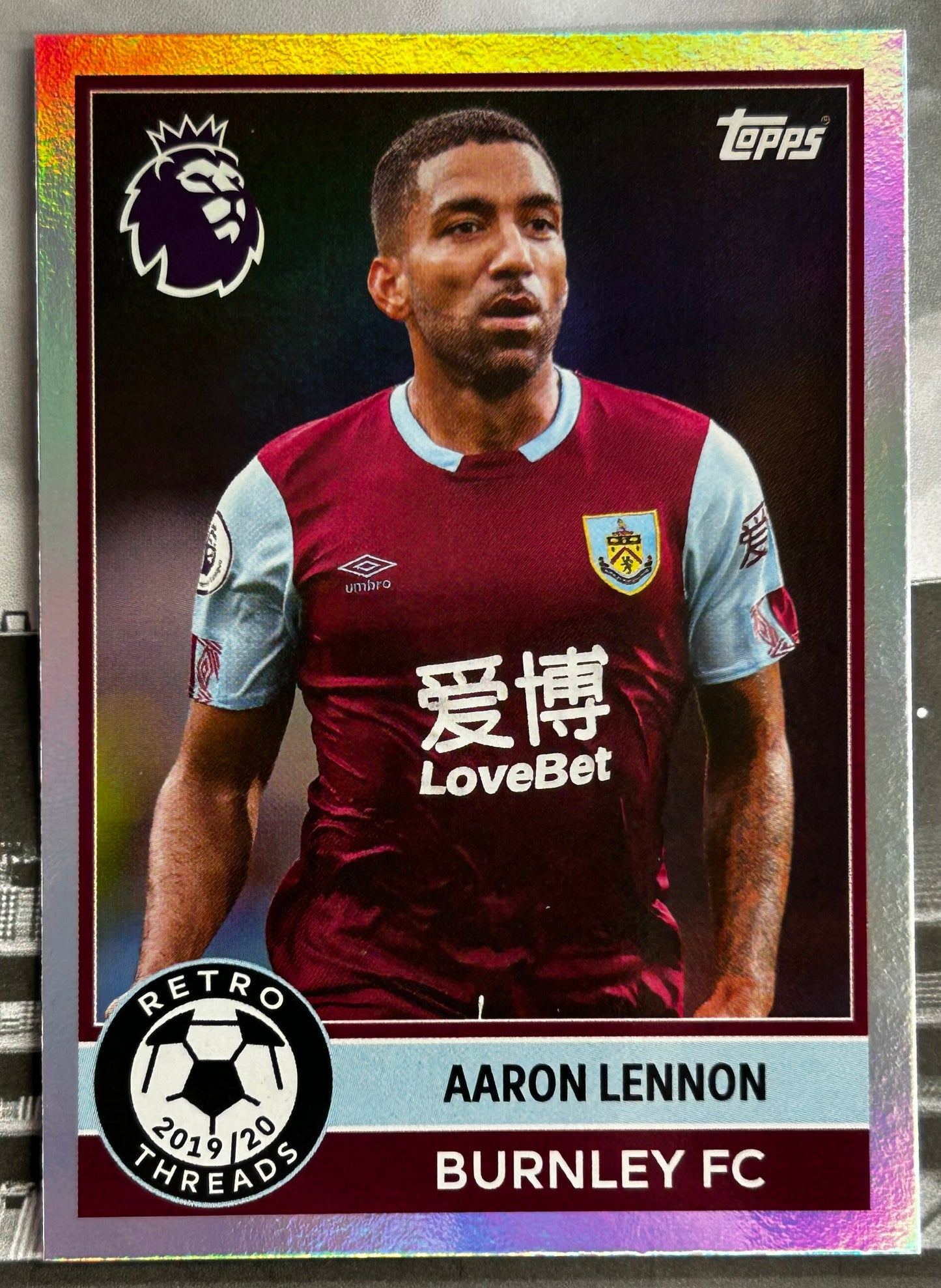 Topps Premier League 2026 Debut Edition - Single RETRO THREADS Insert Cards #381 - #400