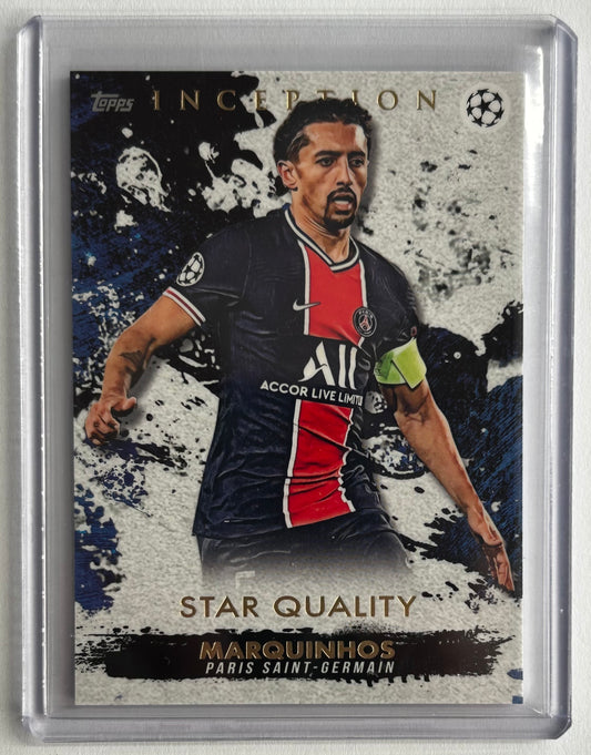 2020-21 Topps Inception UCL - MARQUINHOS (PSG) Star Quality