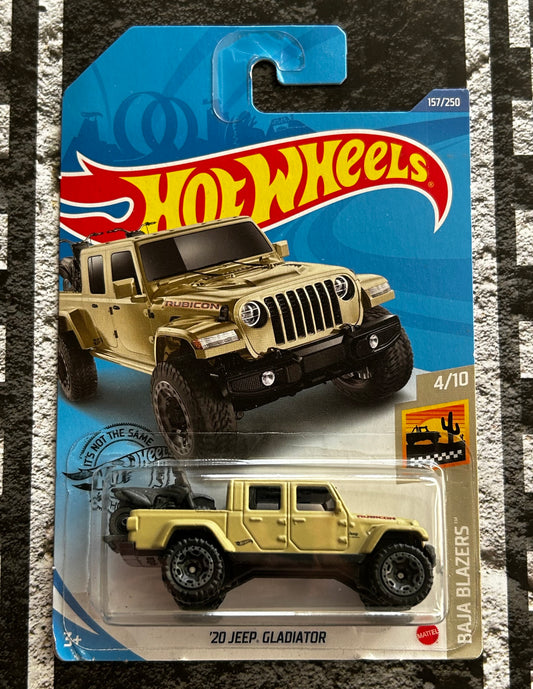 Mattel Hot Wheels Diecast Basic 1:64 - '20 Jeep Gladiator Baja Blazers