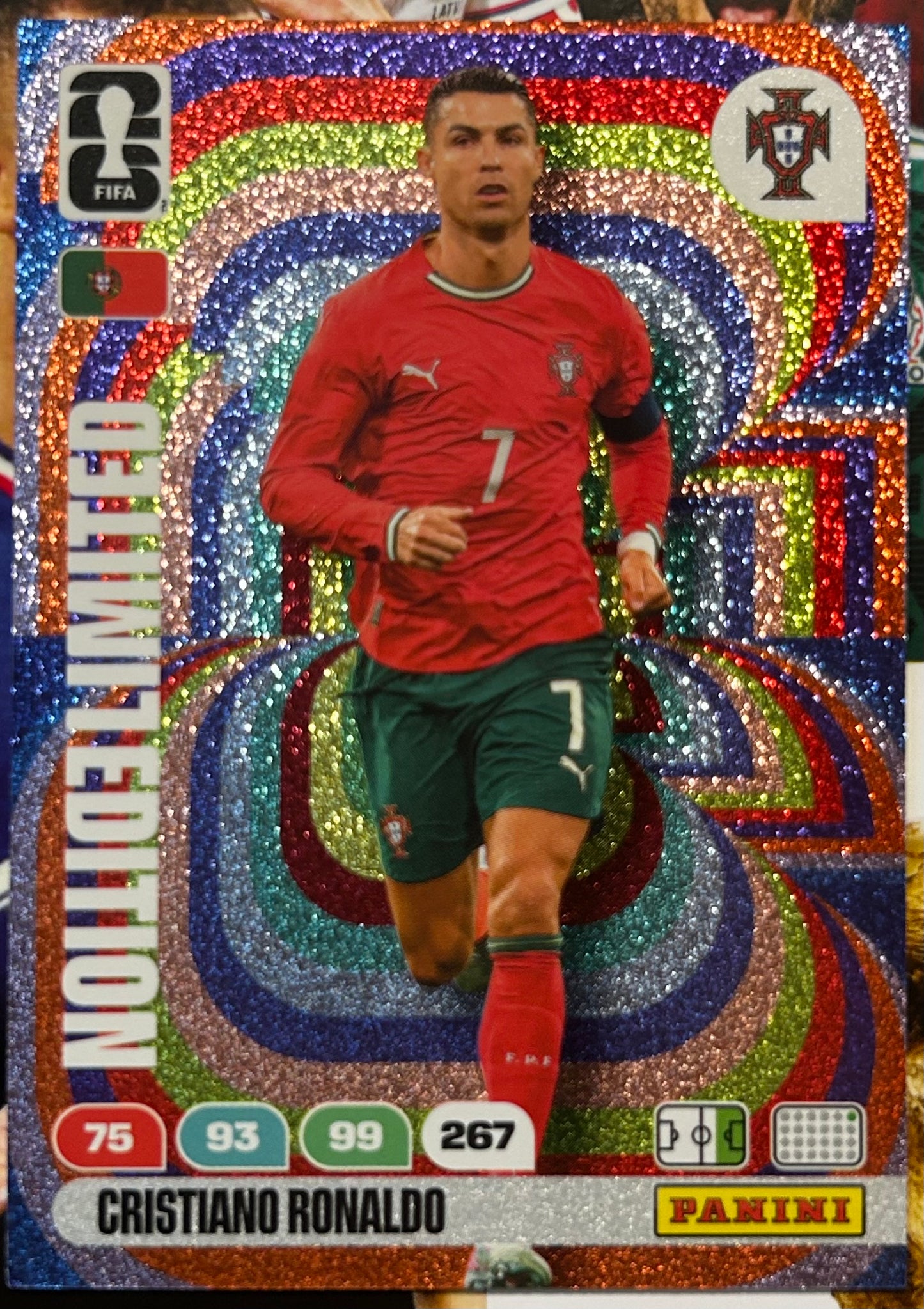 Panini FIFA World Cup 2026 Adrenalyn XL - CRISTIANO RONALDO (PORTUGAL) Limited Edition