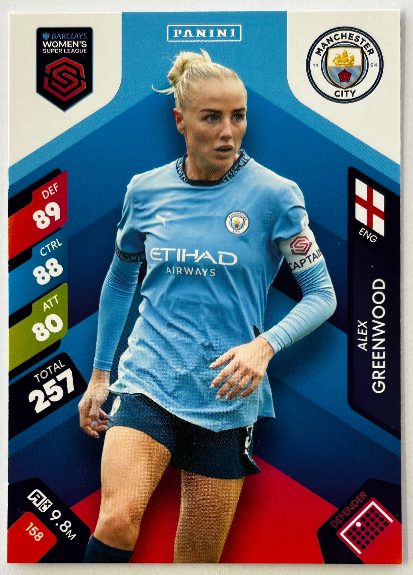 Panini Adrenalyn XL Barclays Women's Super League 2025 - Single MANCHESTER CITY Cards #154 - #171