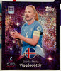 Topps UEFA Women's EURO 2025 Sticker Collection - GLODIS PERLA VIGGOSDOTTIR (ICELAND) Shining Stars Holo Foil #169