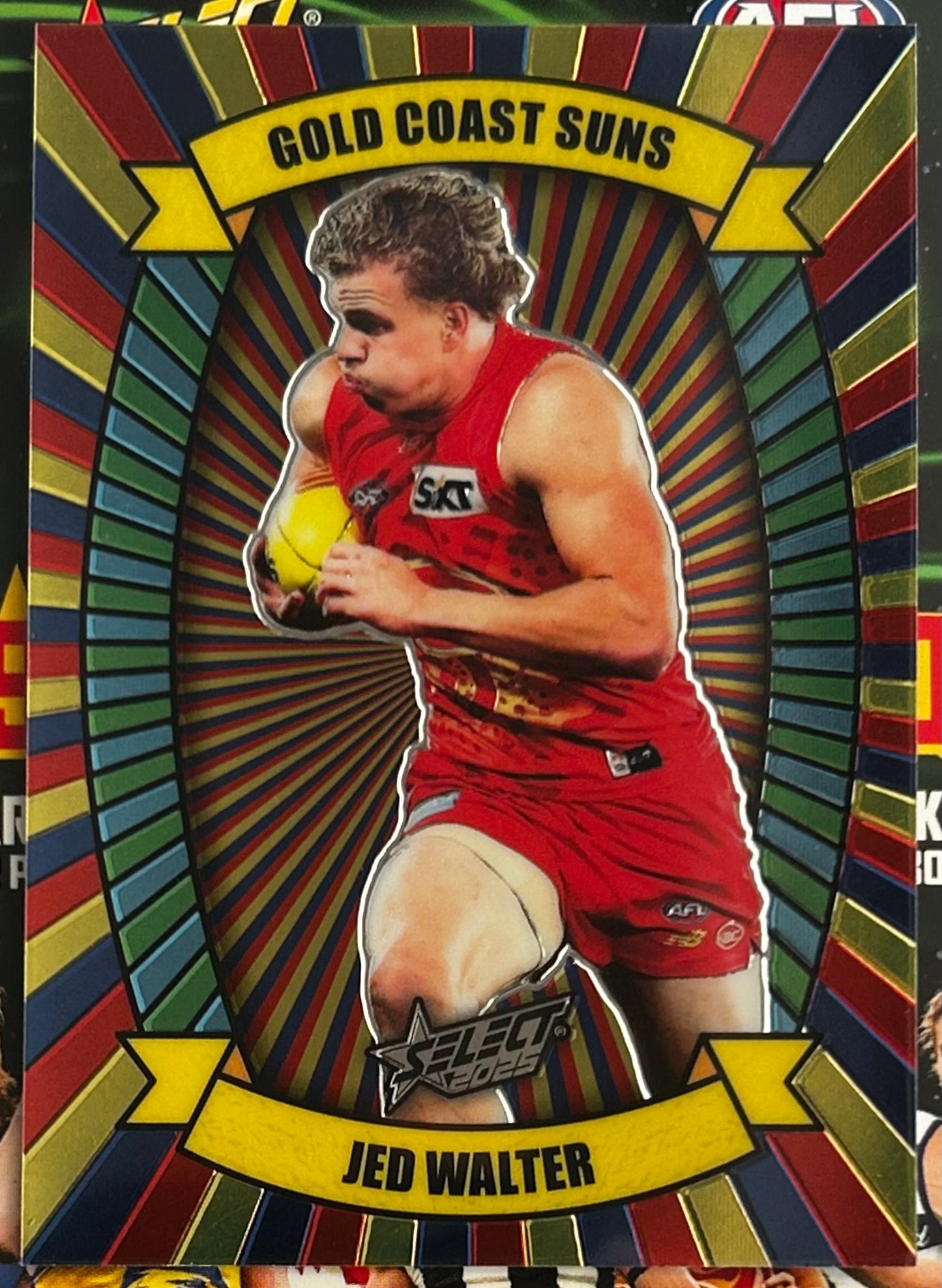 Select AFL 2025 Footy Stars Hobby - JED WALTER (GOLD COAST SUNS) Luminous Carnival LC84 /99