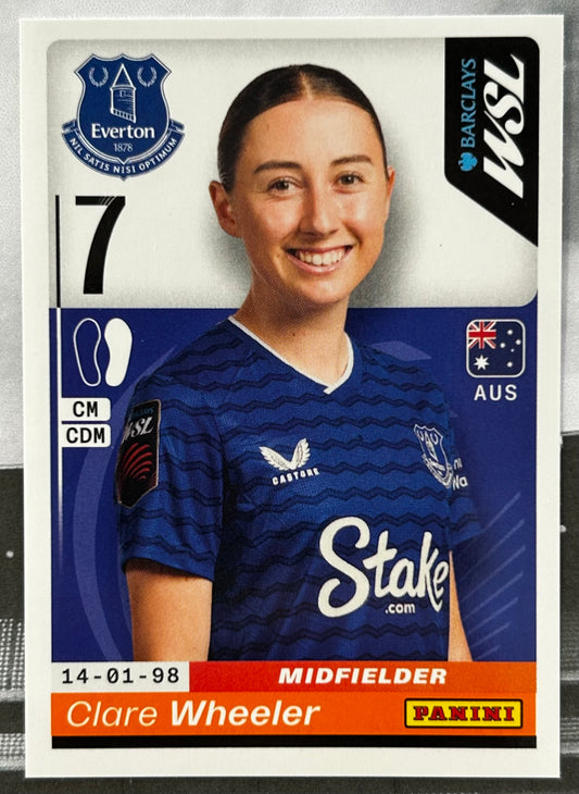 Panini Barclays Women's Super League 2026 Sticker Collection - CLARE WHEELER (EVERTON) #179