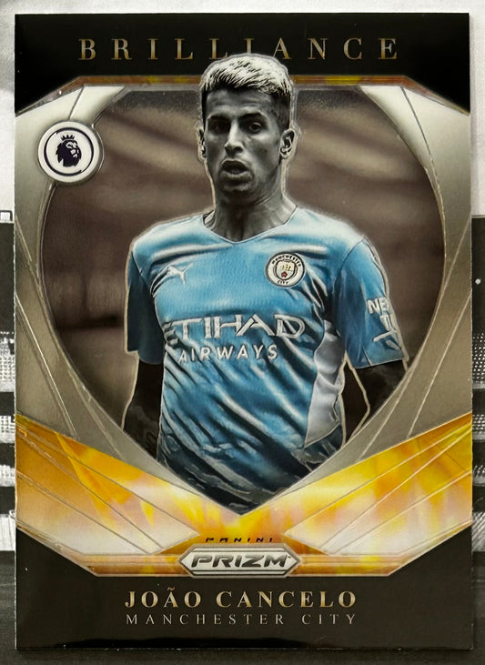 2021-22 Panini Prizm Premier League Soccer - JOAO CANCELO (MANCHESTER CITY) Brilliance #7