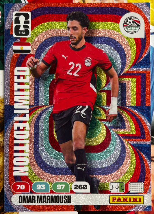 Panini FIFA World Cup 2026 Adrenalyn XL - OMAR MARMOUSH (EGYPT) Limited Edition