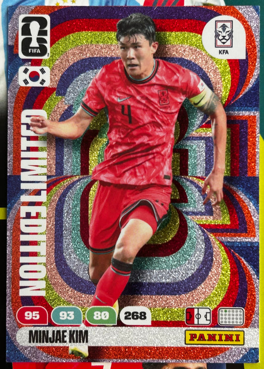 Panini FIFA World Cup 2026 Adrenalyn XL - MINJAE KIM (KOREA REPUBLIC) Limited Edition