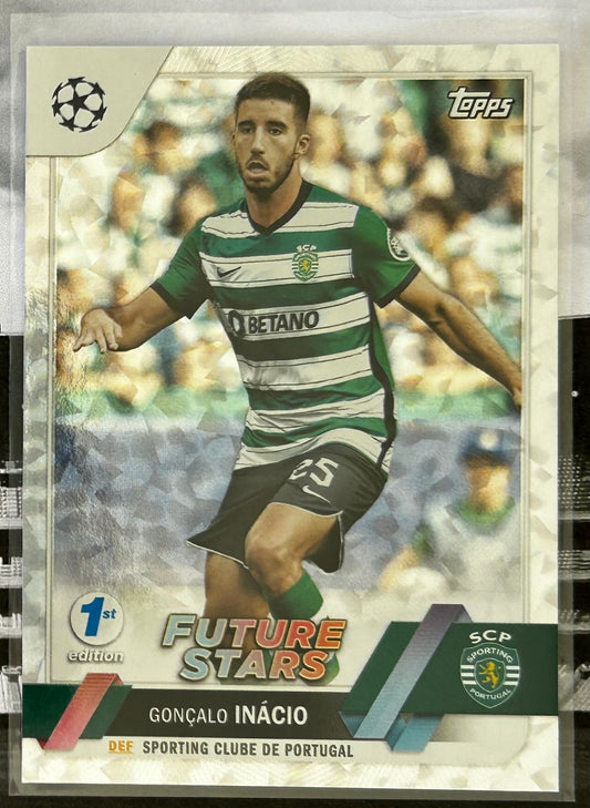 Topps UEFA Club Competitions 1st Edition 2022-23 - GONCALO INACIO (SPORTING CP) Icy Parallel #160