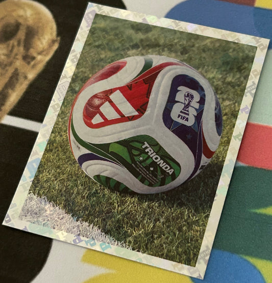 Panini FIFA World Cup 2026 Official Sticker Collection - OFFICIAL BALL Foil Sticker FWC5