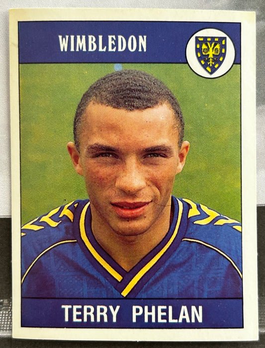 Panini Football 90 Sticker - TERRY PHELAN (WIMBLEDON) #293