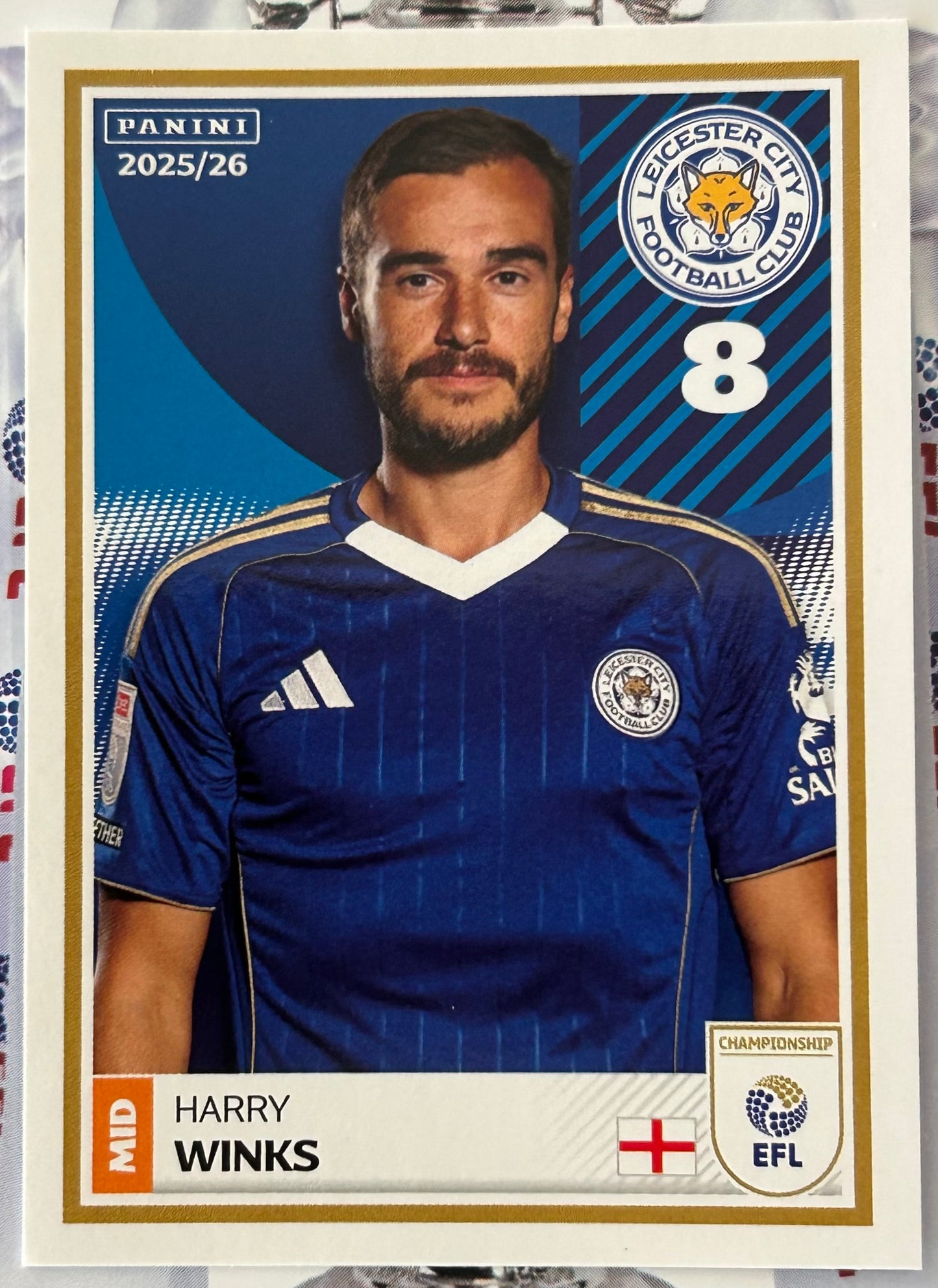 Panini EFL 2025-26 Sticker Collection - Single LEICESTER CITY Stickers (#161 - #178)