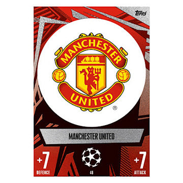 Topps 2023-24 Match Attax UEFA Single MANCHESTER UNITED Cards (#46 - #63)