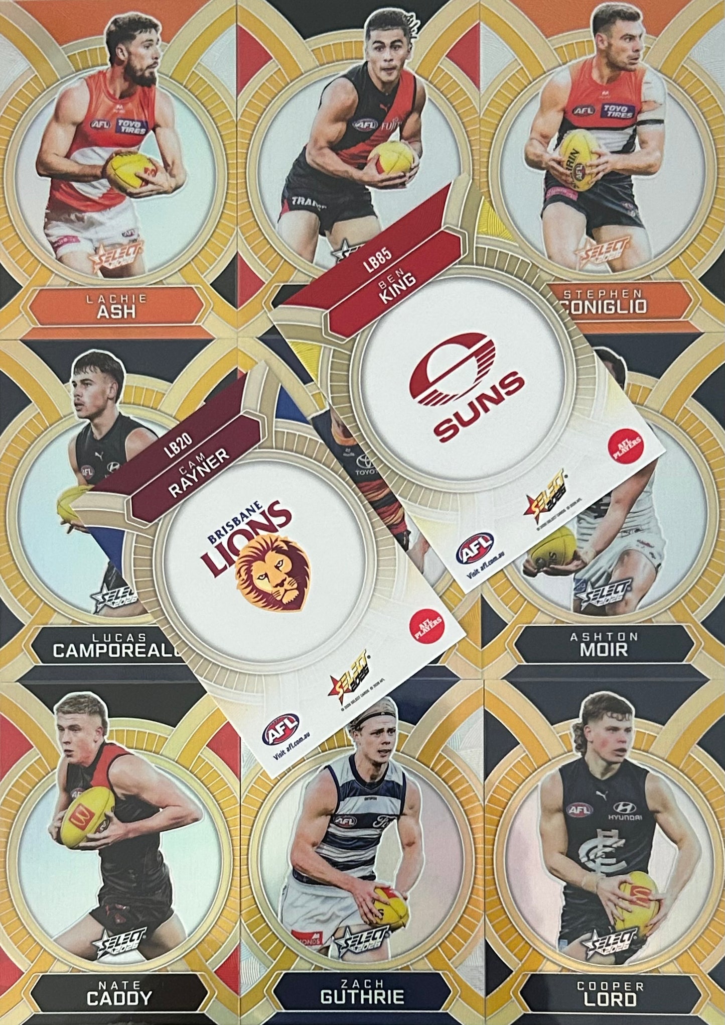 Select AFL Footy Stars 2026 - LUMINOUS Base Cards (LB1 - LB90)