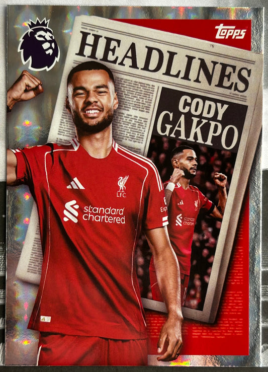 Topps Premier League 2026 Debut Edition - Single HEADLINES Insert Cards #441 - #450