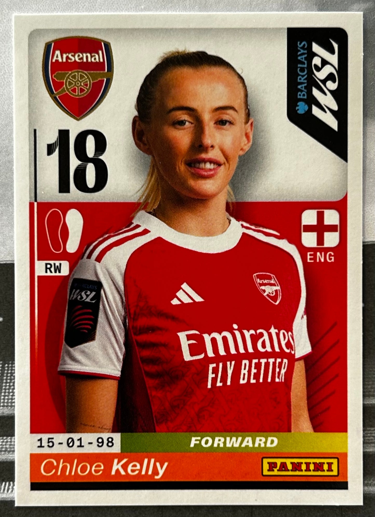 Panini Barclays Women's Super League 2026 Sticker Collection - SINGLE STICKERS (#38 - #235)