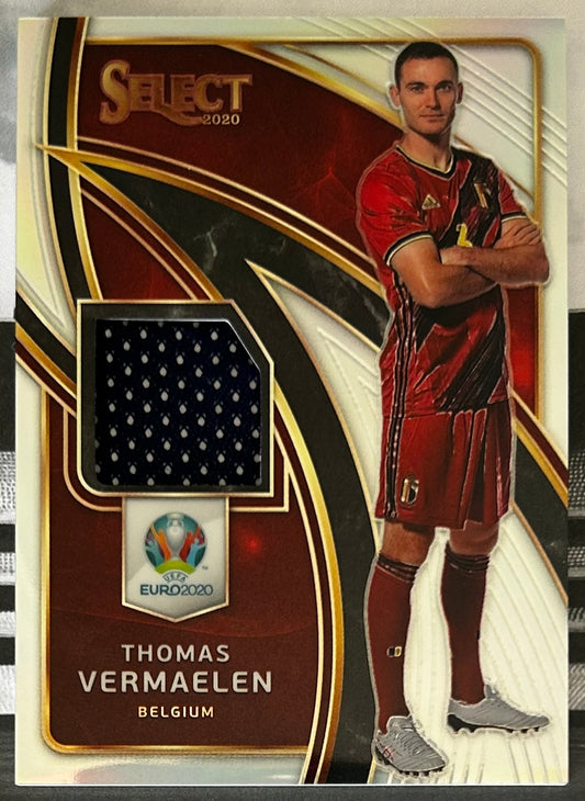 Panini Select UEFA EURO 2020 Soccer - THOMAS VERMAELEN (BELGIUM) Match-worn Jersey Patch ST-TV