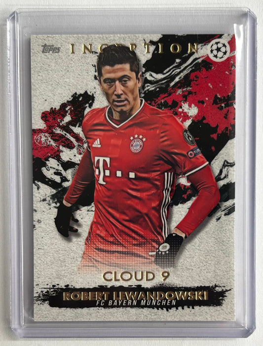 2020-21 Topps Inception UCL - ROBERT LEWANDOWSKI (BAYERN MUNICH) Cloud 9