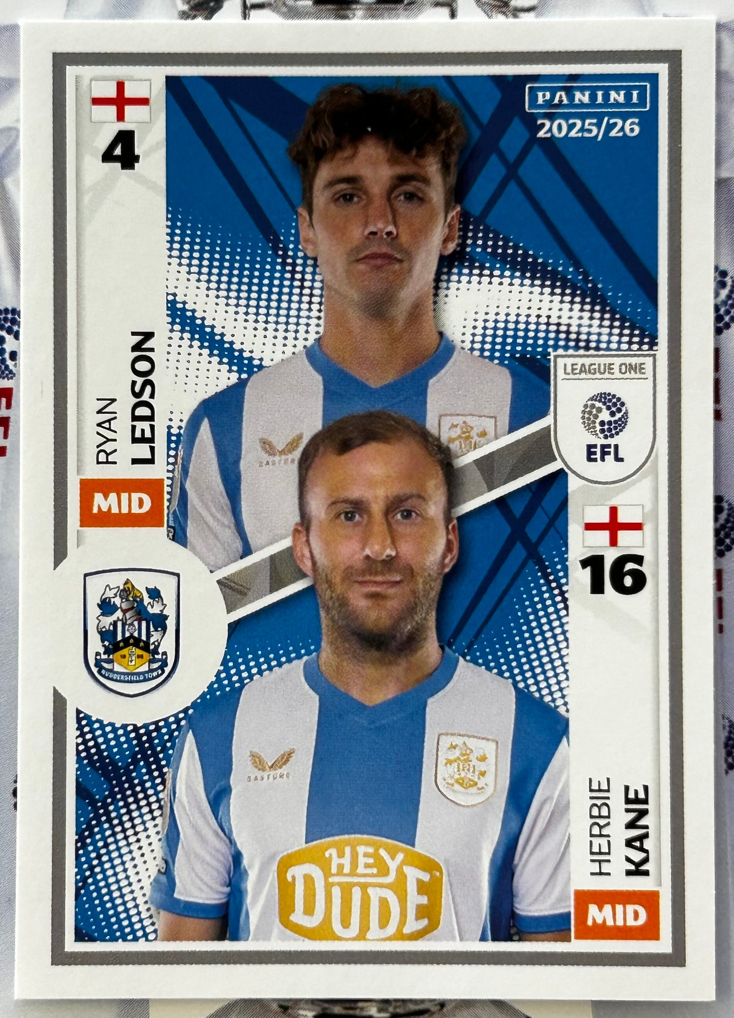 Panini EFL 2025-26 Sticker Collection - Single LEAGUE ONE Stickers (#533 - #580)