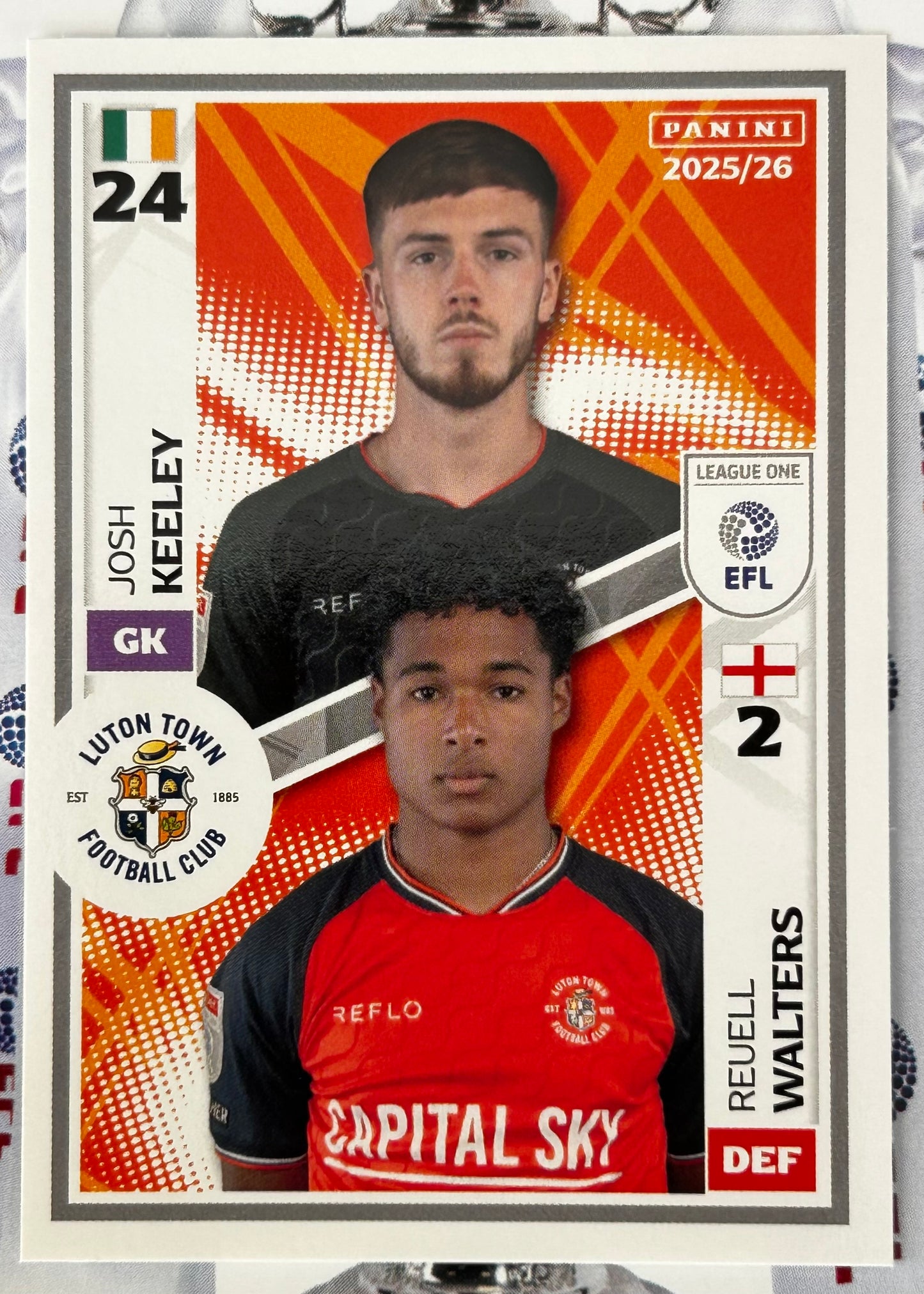 Panini EFL 2025-26 Sticker Collection - Single LEAGUE ONE Stickers (#581 - #628)