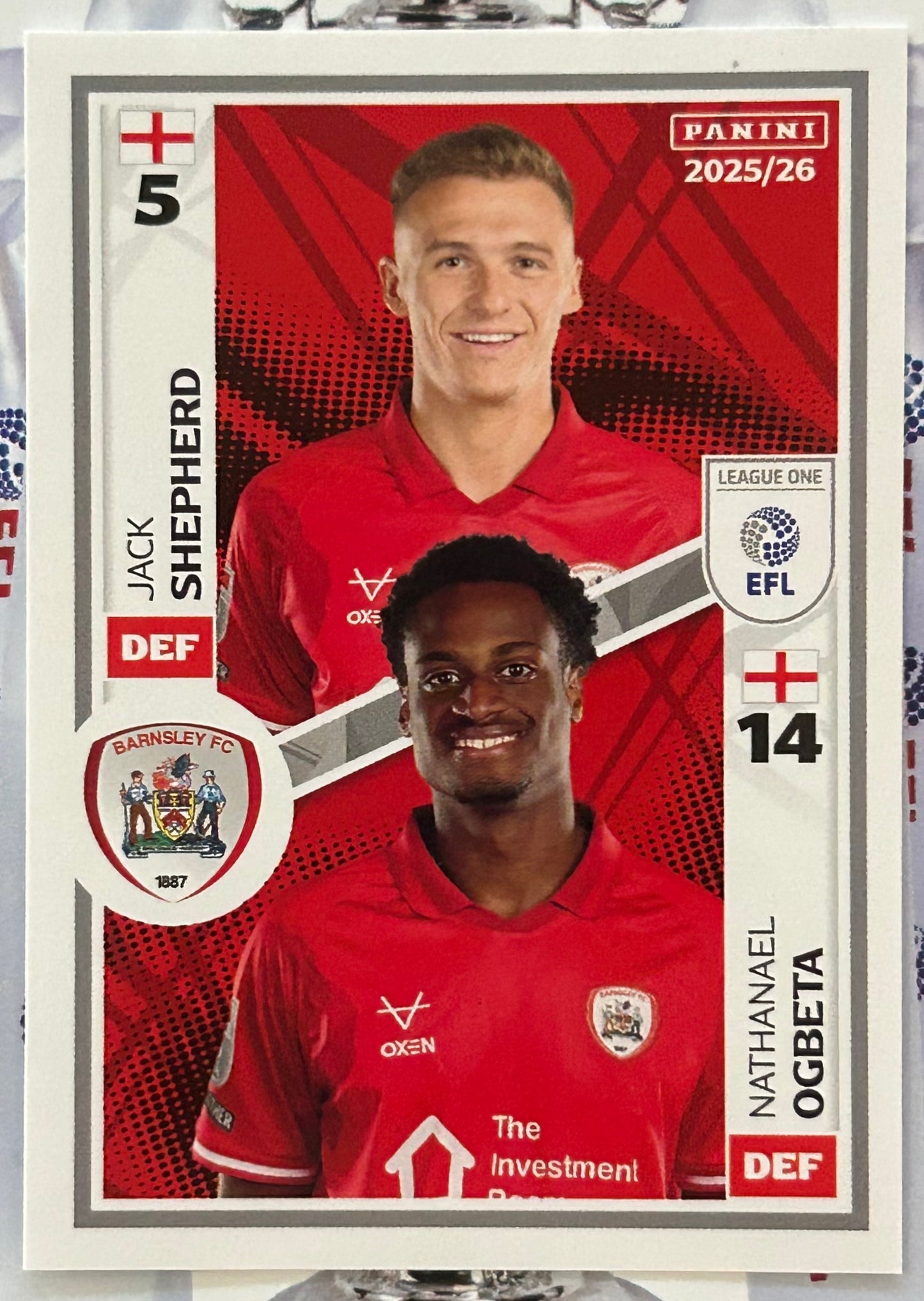 Panini EFL 2025-26 Sticker Collection - Single LEAGUE ONE Stickers (#485 - #532)