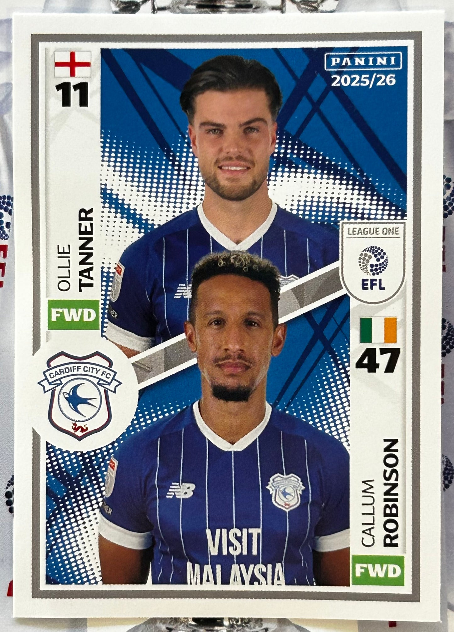 Panini EFL 2025-26 Sticker Collection - Single LEAGUE ONE Stickers (#533 - #580)