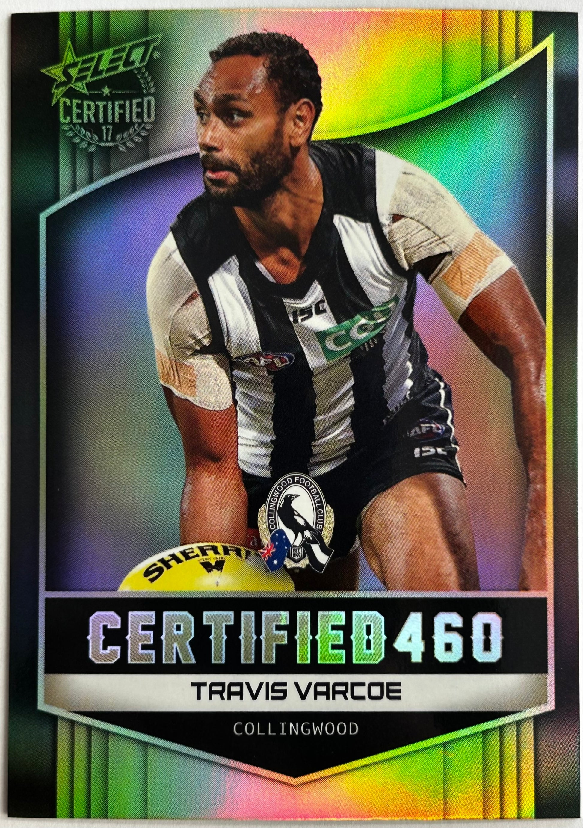 Jay Varcoe Select AFL 2017 Certified - TRAVIS VARCOE (COLLINGWOOD) Certified 460 ...