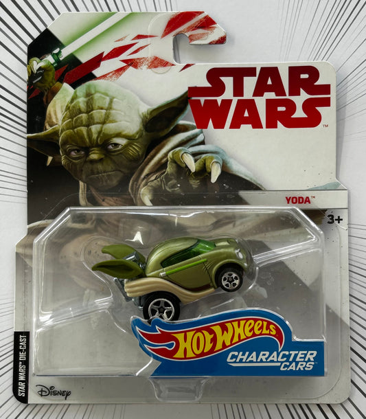 Mattel Hot Wheels Diecast Character Cars 1:64 - Yoda Star Wars