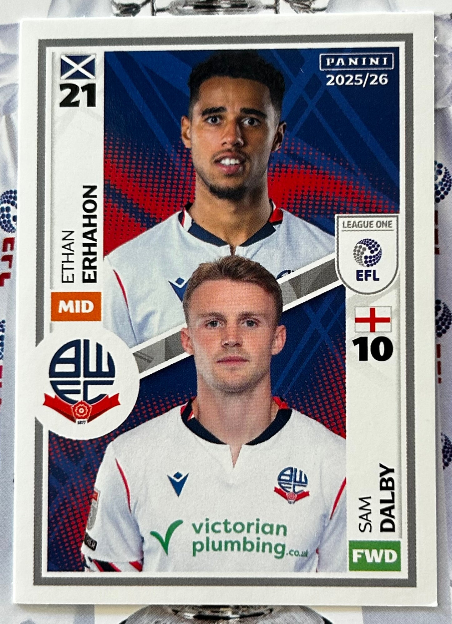 Panini EFL 2025-26 Sticker Collection - Single LEAGUE ONE Stickers (#485 - #532)